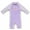 Lavender, variant on Baby Girls Swimsuit, Toddler Bathing Suit, Long-Sleeve Zipper One Piece Swimwear with UPF 50+ Sun Protection （Sakura 3-6months）