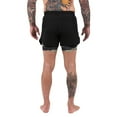 thumbnail image 3 of Scramble Double Layer Combination Shorts - Medium - Black/Camo, 3 of 4