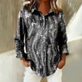 thumbnail image 4 of Endives Womens Button Down Shirts Long Sleeve Blouse Workout Wear Fashion Shirts Womens Top Spring Outfit, 4 of 6