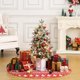 thumbnail image 4 of 3-feet de altura green artificial christmas tree powered by battery, con timer, 78 LED lights, y snowelk base para home y oficina decor, 4 of 5