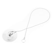 Phenofice Sink Water Stopper 1Pack Round Bath with Chain for Kitchen and Bathroom 6.2x6.2x3in