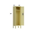 thumbnail image 6 of Metal Storage Cabinet with Storage, Metal Locker Accent Storage Cabinet with Door, Lockable Steel Storage Cabinet, Steel File Cabinet for Office, Living Room, Bedroom, Without Lock, 6 of 12