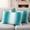White turquoise, variant on Khaki White Ombre Outdoor Waterproof Pillow Covers, Modern Abstract Art Farmhouse Gradient Decorative Square Throw Pillowcase Sofa Cushion Sham for Patio/Couch/Chair, 26"x26" 2 Pack