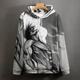 thumbnail image 2 of Attack on Titan Hoodies for Men Women, Unisex Anime Pullover Hooded with Pocket, Adults Long Sleeve Hooded Sweatshirt, S-6XL, 2 of 8