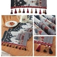 thumbnail image 6 of Jiibva Eid Mubarak Table Runner Middle Eastern Holiday Ramadan Table Runner Cover Jacquard Long Table Cloth for Kitchen Dinning Table, 6 of 7