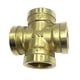 thumbnail image 3 of Conector Adaptador de rosca macho/hembra Cola Accesorios de tubería de latón DN15F 4 vías, 3 of 8