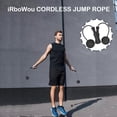 thumbnail image 5 of Cordless Jump Rope Adjustable Jump Rope For Home And Gym, Jump Rope Fitness, Weighted Jump Rope, Rope Free For Adults And Children - Black, 5 of 6