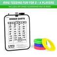 thumbnail image 3 of GoSports Ringer Darts Indoor Outdoor Hook Ring Toss Game Set for Kids & Adults, 3 of 9