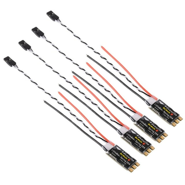 4x BL-S 30A ESC sin escobils Soportes para Oneshot42 Zulema 30A Brushless ESC BLheli