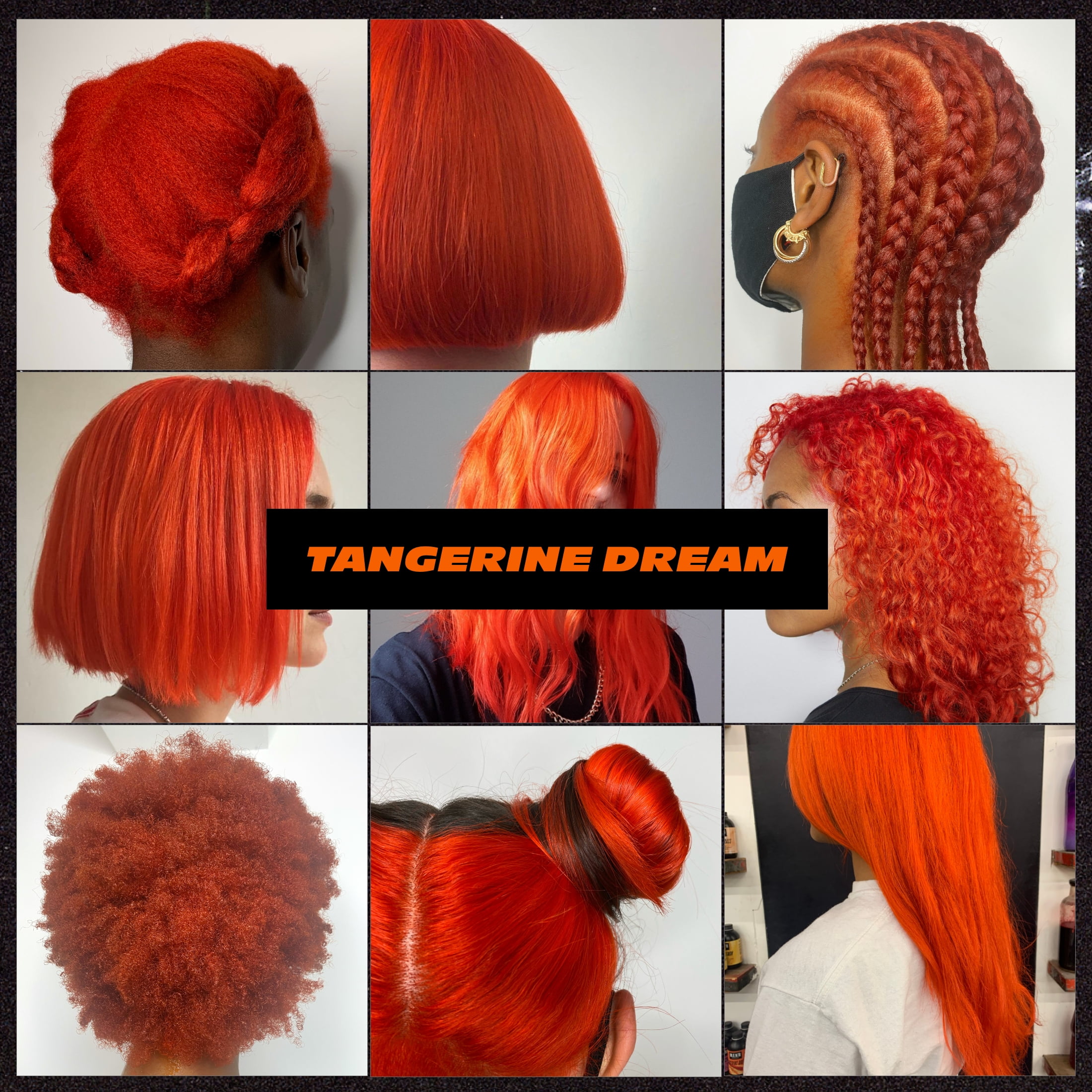 Bleach London Super Cool Color Semi Permanent Hair Color Cream Tangerine Dream 5.07 oz
