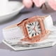 thumbnail image 4 of Juego de reloj ANGGREK de cuarzo con collar y pulsera hipoalergénico para mujer, 4 of 8