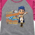 thumbnail image 3 of Santiago of The Sea - Enrique Palacios - Toddler And Youth Girls Raglan Graphic T-Shirt, 3 of 5