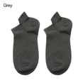 thumbnail image 1 of Casual Breathable Ankle Socks Solid Color Cotton Socks Sports Socks Boat Socks Spring and Summer GREY, 1 of 1