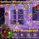 thumbnail image 3 of Luces navideñas Ollny, 60 m, 600 LED, resistentes al agua, con 8 modos, 3 of 8