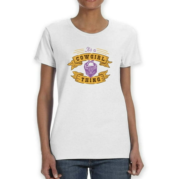 It's A Cowgirl Thing T-Shirt Women -Smartprints Designs, Female 4X-Large