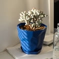 thumbnail image 4 of Mdesiwst Flowerpot Durable Stable Decorative Breathable Succulents Nursery Garden Planter with Tray for Home, 4 of 8