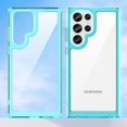 thumbnail image 3 of Case for Galaxy S24 Ultra,Transparent TPU+PC Acrylic Protective Military Grade  Heavy Duty Protection Phone Case for Samsung Galaxy S24 Ultra 5G,6.8 inch 2024 (Clear Blue), 3 of 16