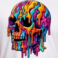 thumbnail image 3 of CafePress - Vibrant Psychedelic Skull Men's Classic T Shirt - Fitted T-Shirt, Vintage Fit Soft Cotton Tee, 3 of 4