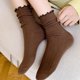 thumbnail image 2 of Whataatahia Calcetines mujer Otoño Invierno calcetines de algodón calcetines coreanos INS pila, 2 of 5