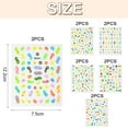 thumbnail image 2 of 12 hojas de pegatinas para decoración de uñas, pegatinas autoadhesivas para uñas para mujeres y niñas, brillan en la noche, decoración de uñas DIY, 6,2*5,3 cm, 2 of 5