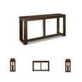thumbnail image 5 of Signature Design by Ashley Contemporary Watson Sofa/Console Table  Dark Brown, 5 of 6