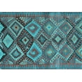 thumbnail image 1 of Ahgly Company Indoor Rectangle Oriental Light Blue Traditional Area Rugs, 2' x 4', 1 of 4