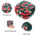 thumbnail image 3 of Watermelon Velvet Mini Pouch for Period Purse and Bag, Zipper Pouch Men, Money Pouch Travel | Oxford Fabric | 4.7x6.6x6.6 in, 3 of 6