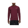 thumbnail image 2 of Tyhengta Men's Long Sleeve Swim Shirts Rashguard UPF 50+ UV Sun Protection Shirt Athletic Workout Running Hiking T-Shirt Swimwear Burgundy 2XL, 2 of 8