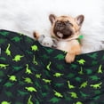 thumbnail image 3 of Pofeuu Dinosaurs Print Puppy Blanket,Dog Blankets,Pet Blanket Cozy Cat Blankets for Indoor Cats, Fuzzy Pet Blanket for Kitten Doggy Dog Blankets-Small, 3 of 8