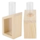 thumbnail image 5 of Tubo de florero hidropónico tubo de ensayo florero de planta tubo simple florero de vidrio decoración marco de madera contenedor de planta hidropónica decoración de ANGGREK Otros, 5 of 8
