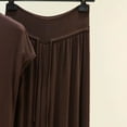 thumbnail image 5 of BaoFuBaoMei Wide Leg Pajama Set for Women 2 Piece Plus Size Cap Sleeve Pjs Crew Neck Top and Drawstring Capris Lounge Set Loose Comfy Sleepwear, 5 of 5