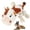 Beige, variant on Cat Scratching Post with Dangling Ball Toy, Small Arch Ferris Wheel Design Scratcher, Tall Scratch Column for Cats with Stable Plastic Screw Base for Claw/Sharpening, Khaki
