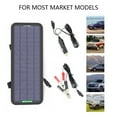 ALLPOWERS 18V 12V 5W Auto Solar Trickle Charger Car Solar Battery