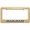 Gold, variant on Born To Kayak Forced To Work License Plate Tag Frame, Multiple Colors