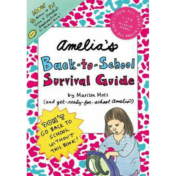 Pre-Owned Amelia's Back-To-School Survival Guide: Vote 4 Amelia and Amelia's Guide to Babysitting (Hardcover) 1442443499 9781442443495