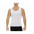 thumbnail image 2 of Men's Insta Slim 180MS0001 Power Mesh Compression Muscle Tank (White M), 2 of 10