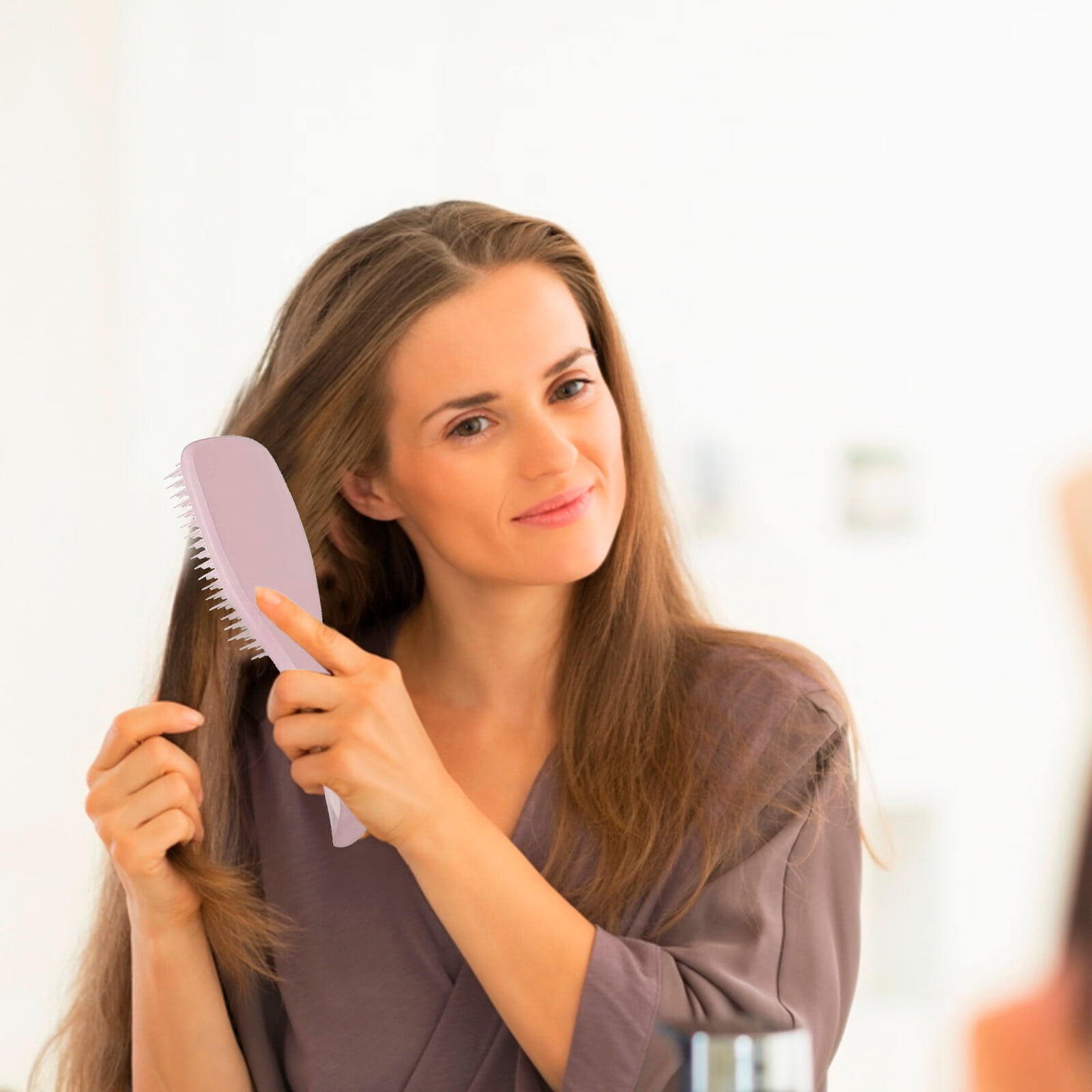 The Ultimate Detangler Scalp Massage Comb Hair Brush Women Hairbrush Anti-tie  Knot Comb 