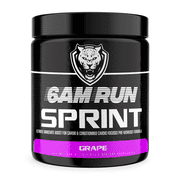 6AM Run Sprint - No Jitters Cardio Pre Workout - Keto, Vegan - Grape