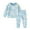 Light Blue, variant on Taybagh 4t Girls Outfits Plus Size Clothes for Girls 2-7 Long Top Pants Holiday Outfits Party Night Light Blue 5-6 Years