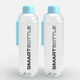 thumbnail image 1 of Smartbottle Large Reusable Water Bottle, Baby Blue, 1000ml / 1L, 2-Pack, 1 of 8
