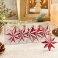 thumbnail image 4 of Cadancy Christmas Ornaments Tree Hanging Stars Baubles Holiday Decoration Shatterproof Balls Pendant Festive Party Supplies Seasonal Home Indoor Mantel Fireplace Window Decor, 4 of 7