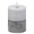 thumbnail image 1 of Hill Interiors - Vela Eléctrica Luxe Collection Dipped Diseño Brillo Natural (Gris), 1 of 3