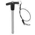 thumbnail image 1 of Unique Bargains T Handle Lock Pins, 25/64' Pin Dia. 3-15/16' Usage Length Stainless Steel Push-Button Quick Release Pin, 1 of 5