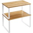 thumbnail image 1 of Boutique Home Set of 2, Versitile Kitchen, Organizing, Spice Racks - White Oak and White, 1 of 4