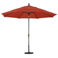thumbnail image 2 of 11 Pieds Aluminium Marché Umbrella Collier Inclinaison Bronze/oléfine/coucher de Soleil/dwv, 2 of 2