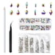 thumbnail image 1 of 1728-4320 Piezas de diamantes de imitación para uñas, diamantes de imitación de vidrio de base plana, cristales de diamante Multi tamaño especial, 1 of 4