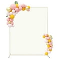 thumbnail image 2 of 63*79" Rectangle Metal Wedding Arch Stand, White Backdrop Stand Background Frame for Birthday Wedding Party Decoration, 2 of 8