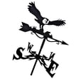 thumbnail image 1 of Youkk Wind Direction Indicator Solid Metal Easy To Assemble Weather Wind Speed Iron Weather Vane Owl 1Set, 1 of 1