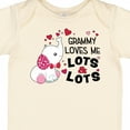 thumbnail image 4 of Inktastic Grammy Loves Me Lots and Lots Cute Elephant Boys or Girls Baby Bodysuit, 4 of 5
