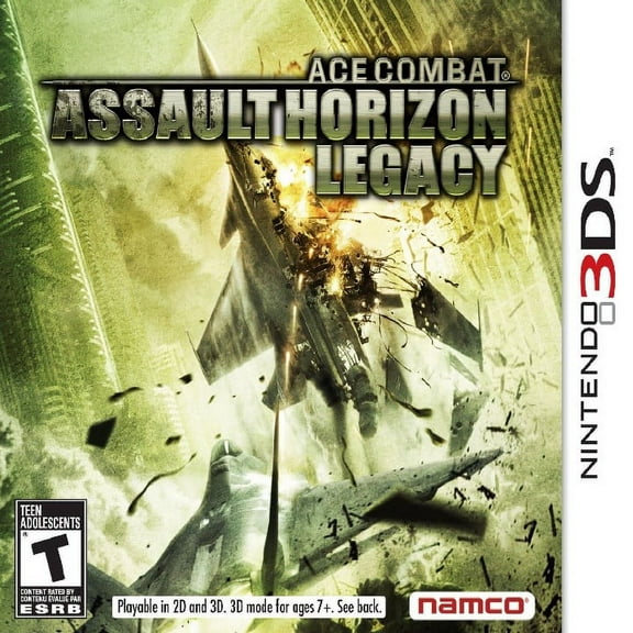 Ace Combat: Assault Horizon Legacy (Nintendo 3DS, 2011) Fighting Game